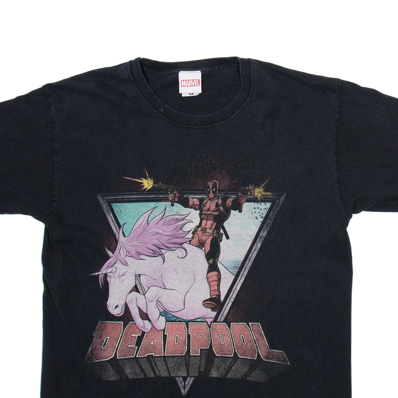 MARVEL Deadpool Mens T-Shirt Black M