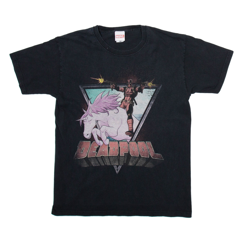 MARVEL Deadpool Mens T-Shirt Black M