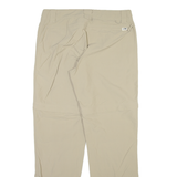 THE NORTH FACE Detachable Legs Womens Trousers Beige Bootcut Nylon W32 L32