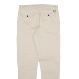 GUESS Mens Trousers Beige Slim Tapered W30 L30