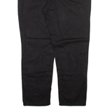 BARBOUR Womens Trousers Black Relaxed Tapered W36 L28