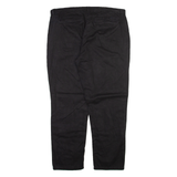 BARBOUR Womens Trousers Black Relaxed Tapered W36 L28