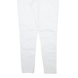 KANGOL Womens Trousers White Slim Skinny W30 L30