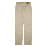 LEE Mens Trousers Beige Slim Straight W31 L34