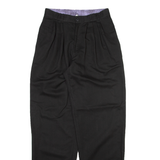 NEW DIRECTIONS VINCI Mens Trousers Black Relaxed Tapered W27 L32