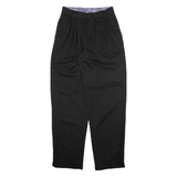 NEW DIRECTIONS VINCI Mens Trousers Black Relaxed Tapered W27 L32