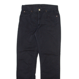 LEE Womens Trousers Black Regular Straight W30 L30