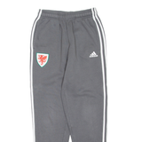 ADIDAS Mens Joggers Grey Tapered XS W26 L29