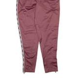 UMBRO Womens Track Pants Maroon Tapered L W30 L30
