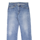 LEVI'S 751 Jeans Mens Blue Regular Straight Stone Wash W33 L32