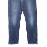 LEVI'S 512 BIG E Jeans Mens Blue Slim Tapered Stone Wash W38 L32