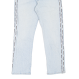 LEVI'S 501 BIG E Jeans Spell-Out Womens Blue Straight Stone Wash W27 L26