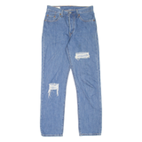 LEVI'S 501 BIG E Jeans Womens Blue Regular Straight W25 L28