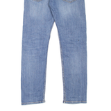 LEVI'S 502 Jeans Distressed Mens Blue Regular Tapered Stone Wash W30 L32