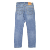 LEVI'S 502 Jeans Distressed Mens Blue Regular Tapered Stone Wash W30 L32