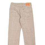 LEVI'S 505 Jeans Mens Grey Regular Straight W30 L30