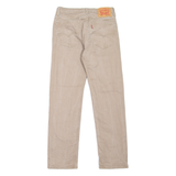 LEVI'S 505 Jeans Mens Grey Regular Straight W30 L30
