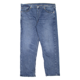 LEVI'S 505 Jeans Mens Blue Regular Straight Stone Wash W40 L30