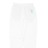 RIFLE Womens Trousers White Regular Tapered W26 L29