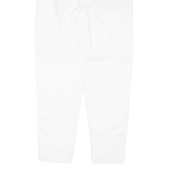 RIFLE Womens Trousers White Regular Tapered W26 L29