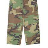 Camo Womens Trousers Green Regular Straight W25 L26