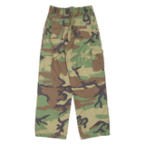 Camo Womens Trousers Green Regular Straight W25 L26