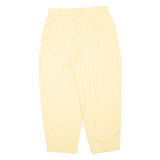 TOGETHER Womens Trousers Yellow Regular Tapered W32 L25