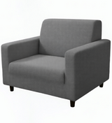 Anyseat 1-Seater Sofa Cover – Ash Grey Style Slipcover for Living Room Chair Protection
