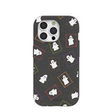 Black Ghost Stamps iPhone 15 Pro Case