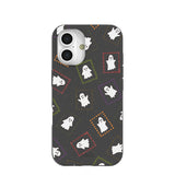 Black Ghost Stamps iPhone 16 Case