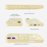 Clear Golden Bloom iPhone 17 Case With Sunbeam Ridge (MagSafe included)