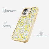 Clear Golden Bloom iPhone 17 Case With Sunbeam Ridge (MagSafe included)