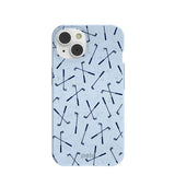 Powder Blue Golf Clubs iPhone 14/16e Case