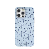 Powder Blue Golf Clubs iPhone 15 Pro Max Case