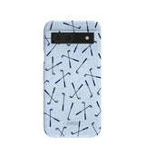 Powder Blue Golf Clubs Google Pixel 8a Case