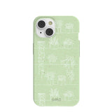 Sage Green Green Cascade iPhone 14 Case