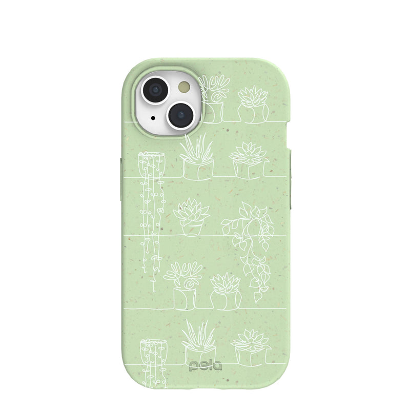 Sage Green Green Cascade iPhone 15 Case