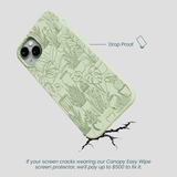 Sage Green Green Oasis iPhone 14 Plus Case