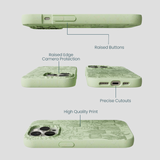 Sage Green Green Oasis iPhone 14 Pro Case
