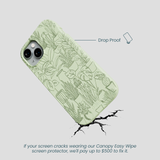 Sage Green Green Oasis iPhone 14 Case