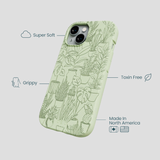 Sage Green Green Oasis iPhone 14 Case