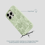 Sage Green Green Oasis iPhone 15 Pro Case