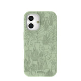 Sage Green Green Oasis iPhone 16 Case