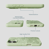 Sage Green Green Oasis iPhone 16 Case