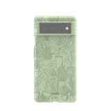 Sage Green Green Oasis Google Pixel 6 Case