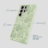 Sage Green Green Oasis Samsung Galaxy S25 Ultra Case