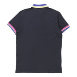 Tru Trussardi Polo Shirt - Medium Navy Cotton