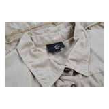 Cavalli Short Sleeve Shirt - Large Beige Cotton