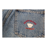 Bear'S Bazaar Midi Skirt - 28W UK 8 Blue Cotton