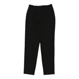 Emporio Armani Trousers - 28W UK 8 Black Polyester Blend